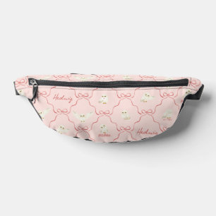 Hedwig Pink Ribbon Pattern Bum Bags