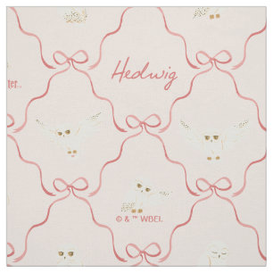 Hedwig Pink Ribbon Pattern Fabric
