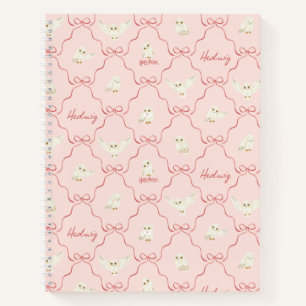 Hedwig Pink Ribbon Pattern Notebook