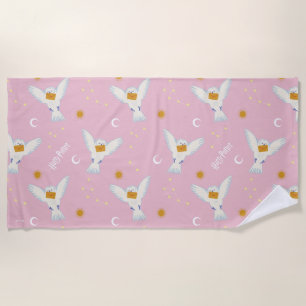 Hedwig Pink Solstice Pattern Beach Towel