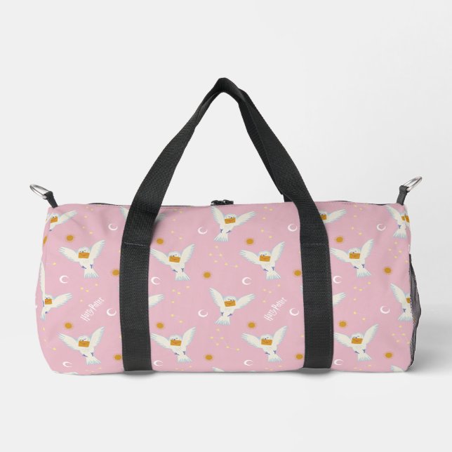 Hedwig Pink Solstice Pattern Duffle Bag (Front)