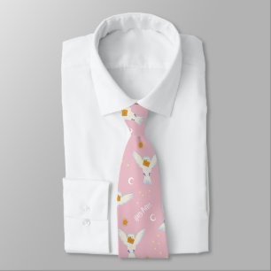 Hedwig Pink Solstice Pattern Tie
