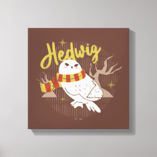 Hedwig Whimsical Forest Drawing Canvas Print