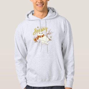 Hedwig Whimsical Forest Drawing Hoodie