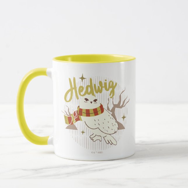 Hedwig Whimsical Forest Drawing Mug (Left)