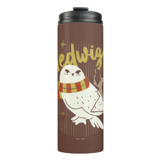 Hedwig Whimsical Forest Drawing Thermal Tumbler