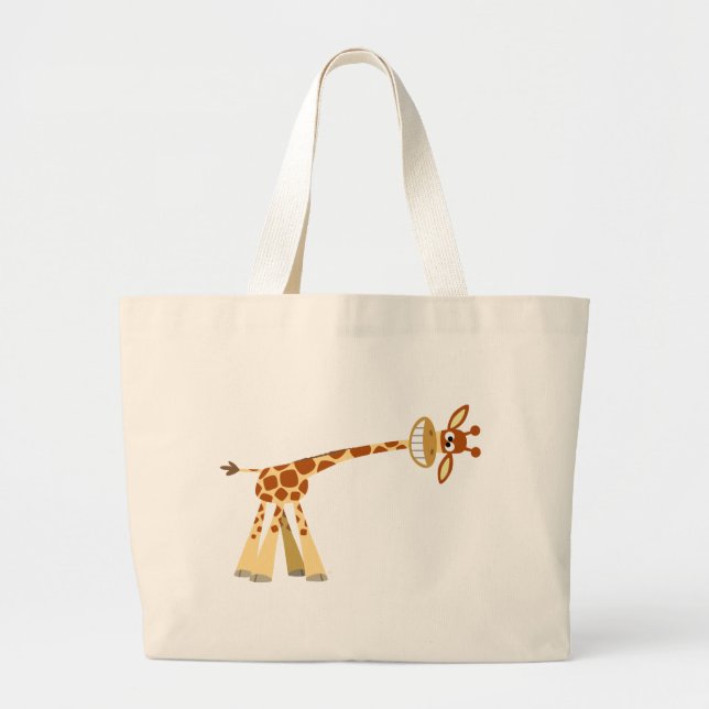Hee Hee Hee!! cartoon giraffe bag (Front)