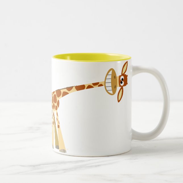 Hee Hee Hee!! Cartoon Giraffe mug (Right)