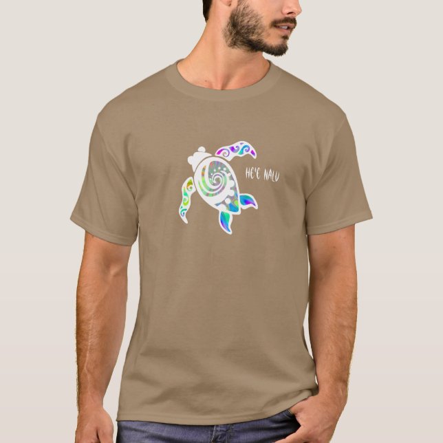 He'e Nalu (Surf's up) Front Turtle T-Shirt (Front)