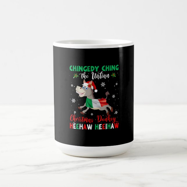 HEEHAW The Christmas Donkey | Donkey Lovers Gifts Coffee Mug (Center)