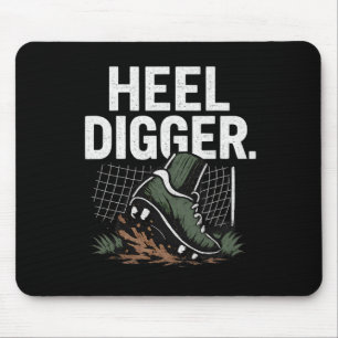 Heel Digger Soccer Cleat Net Fan Gear Design Mouse Mat
