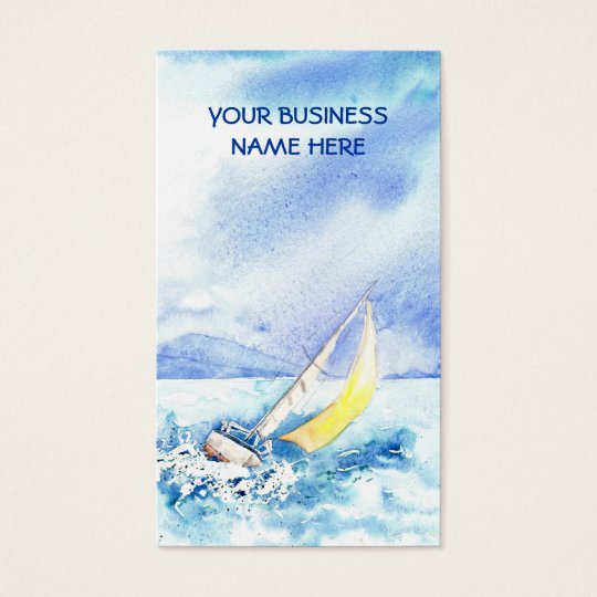 'Heeled Over' Business Card