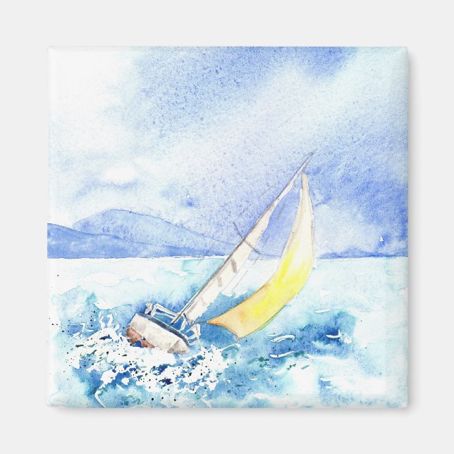 'Heeled Over' Magnet (Front)