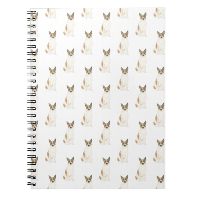 Heeler Cattledog (Red & White) Notebook (Front)