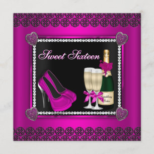 Heels and Cider Sweet Sixteen Invite