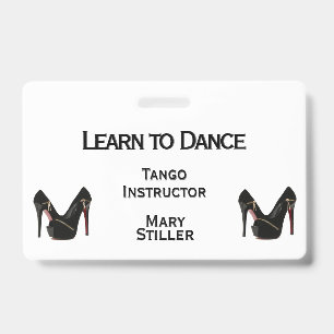 Heels Double Sided ID Badge