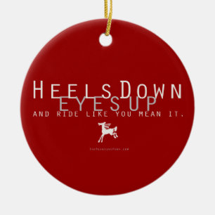 Heels Down Ceramic Tree Decoration