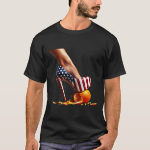 Heels Squash Oranges; Kamala Harris Election T-Shirt