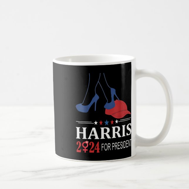 Heels Stepping On Red Mega Hat Election 2024 1  Coffee Mug (Right)