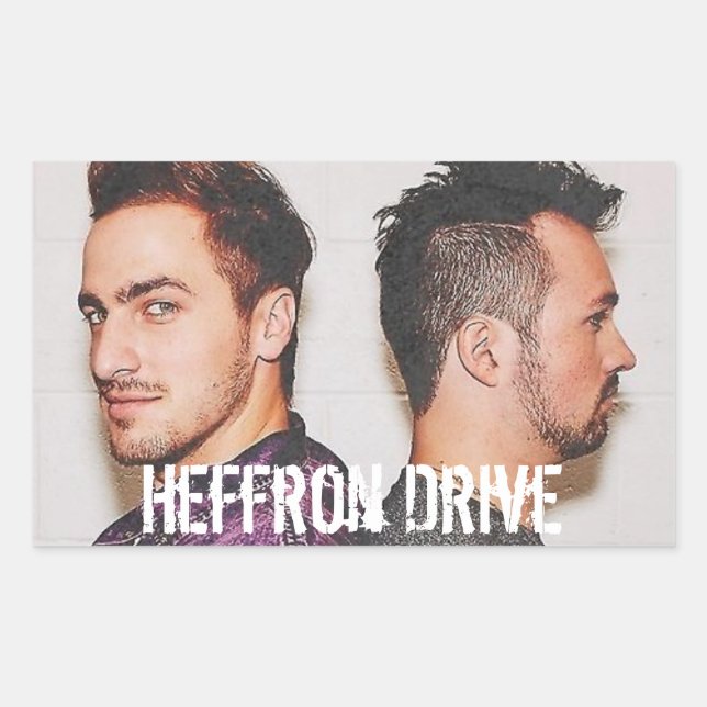 Heffron Drive Rectangular Sticker (Front)