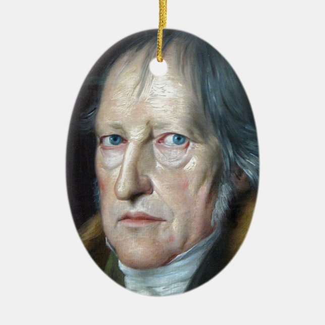 hegel ceramic tree decoration (Front)