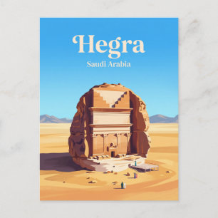 Hegra Saudi Arabia Postcard