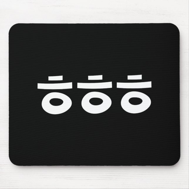 HEHEHE ㅎㅎㅎ Korean Slang Mouse Mat (Front)