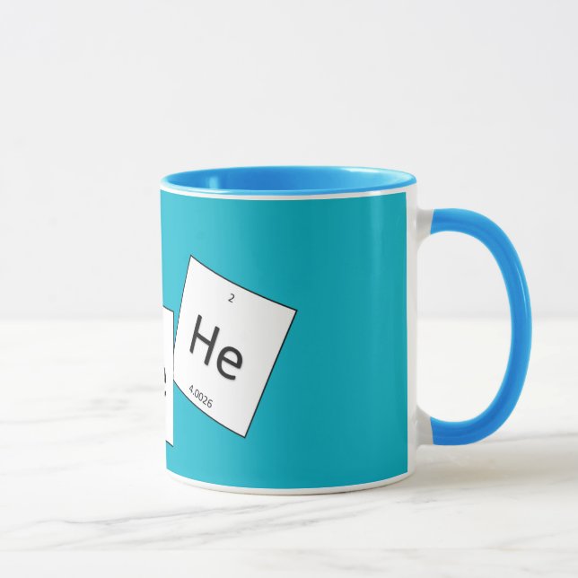 Hehehe Helium Laughing Gas Element Pun Cup (Right)