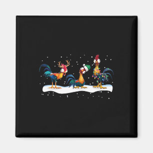 Hei Hei Chicken Christmas - Uni  Magnet