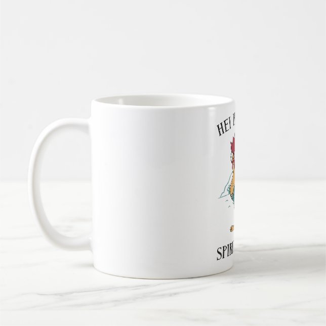 Hei Hei Is My Spirit Animal Portrait Coffee Mug (Left)