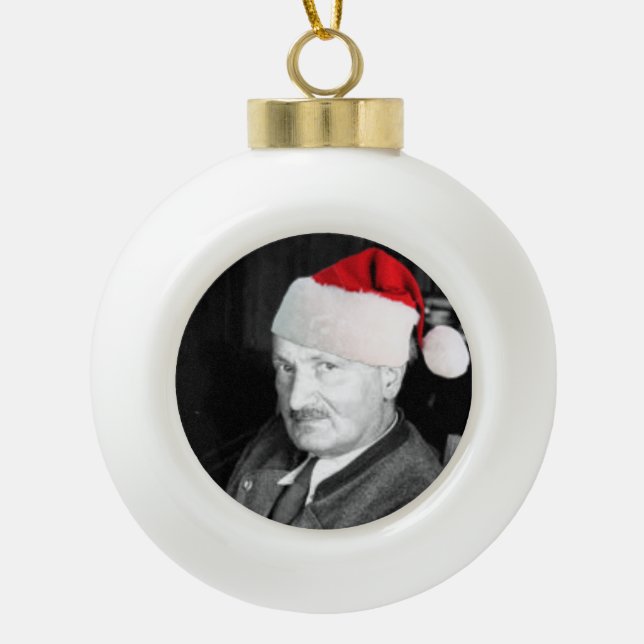 Heidegger Christmas Ornament (Front)