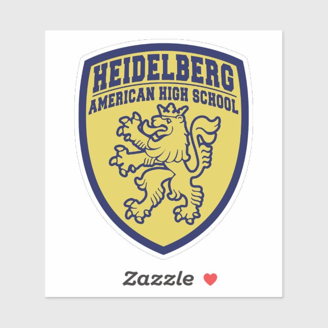 Heidelberg American High School Sticker (Sheet)