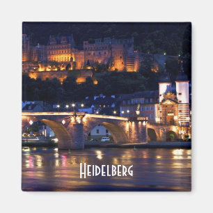 Heidelberg at Night Magnet