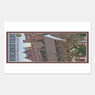Heidelberg - Castle from Below Rectangular Sticker