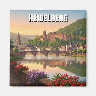Heidelberg Castle Germany Travel Magnet