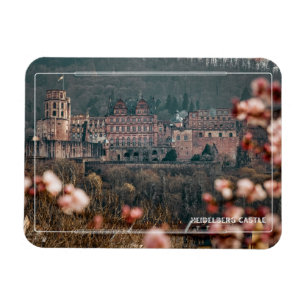 Heidelberg Castle in Spring – Romantic Germany Magnet