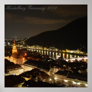 Heidelberg Germany 2009 Poster