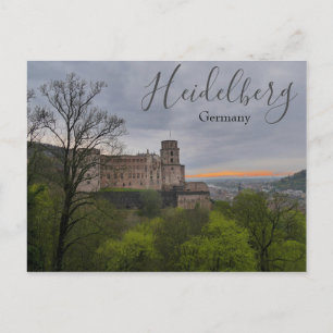 Heidelberg Germany Castle Postcard
