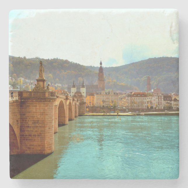 Heidelberg, Germany Stone Coaster (Front)