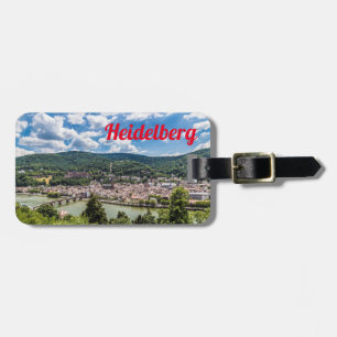 Heidelberg Neckar Panorama Germany Luggage Tag