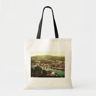 Heidelberg, seen from the Philosophenweg, Baden, G Tote Bag
