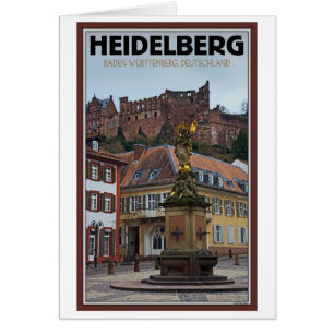 Heidelberg - Statue and Castle