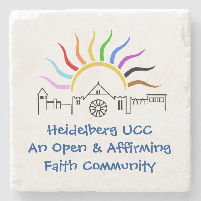 Heidelberg Stone Coaster (Front)