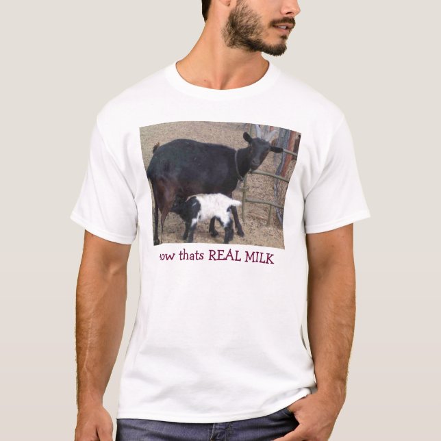 Heidi & Curly Sue, now thats REAL MILK T-Shirt (Front)