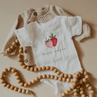 HEIDI Cute Strawberry Berry Sweet Newborn Girl