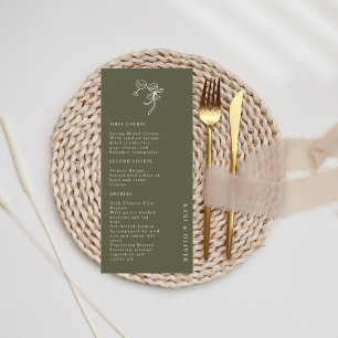 HEIDI Olive Green Wedding Invitation