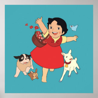 Heidi the girl from the Alps Poster