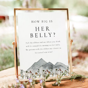 HEIDI Wildflower Mountain How Big Is Her Belly Poster