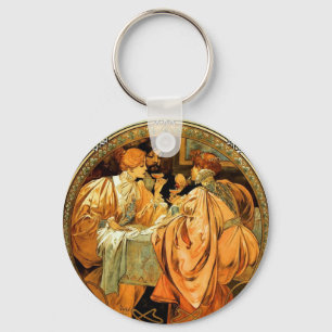 Heidsieck and Co. Vintage Mucha Champagne Key Ring