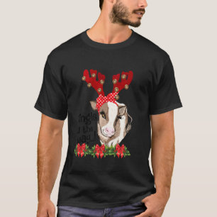 Heifer Jingle All The Way Cow Merry Christmas Farm T-Shirt